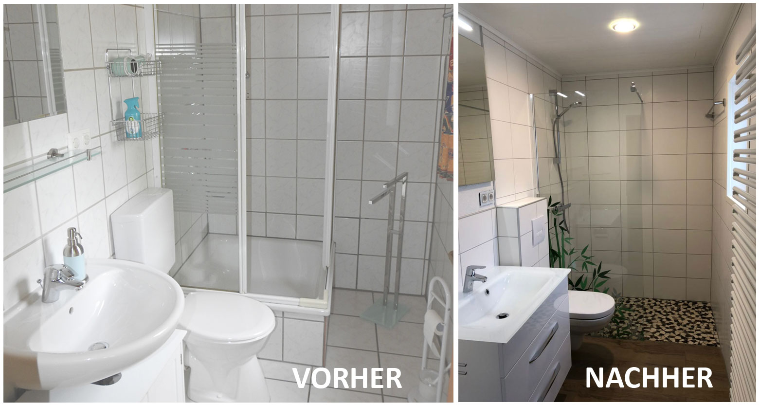 Unser Bad im Erdgeschoss
